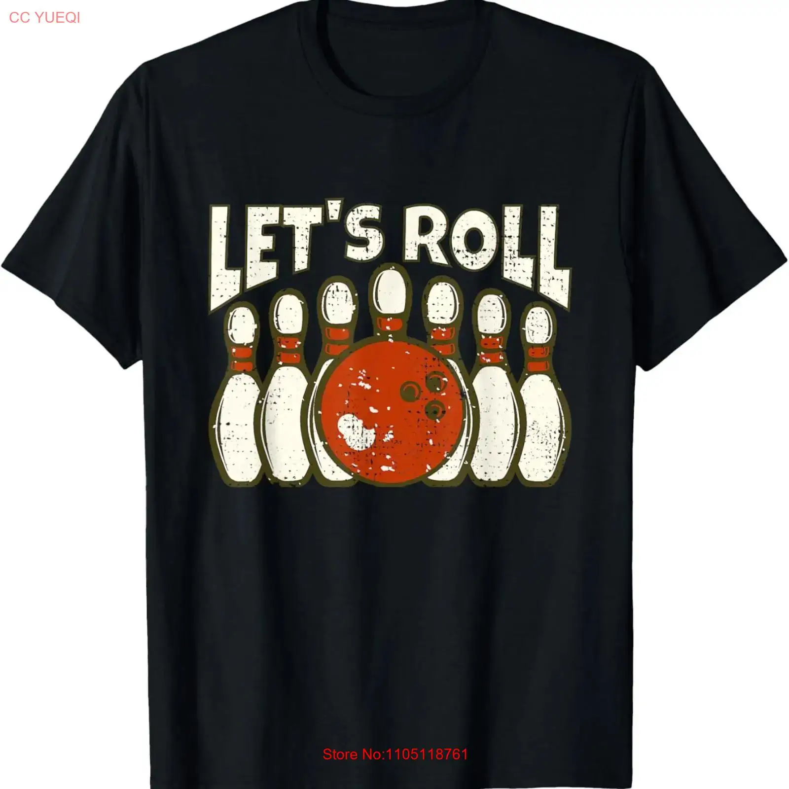 Short Sleeve Bowling Shirt Retro - ¡Vamos a lanzar la camiseta de