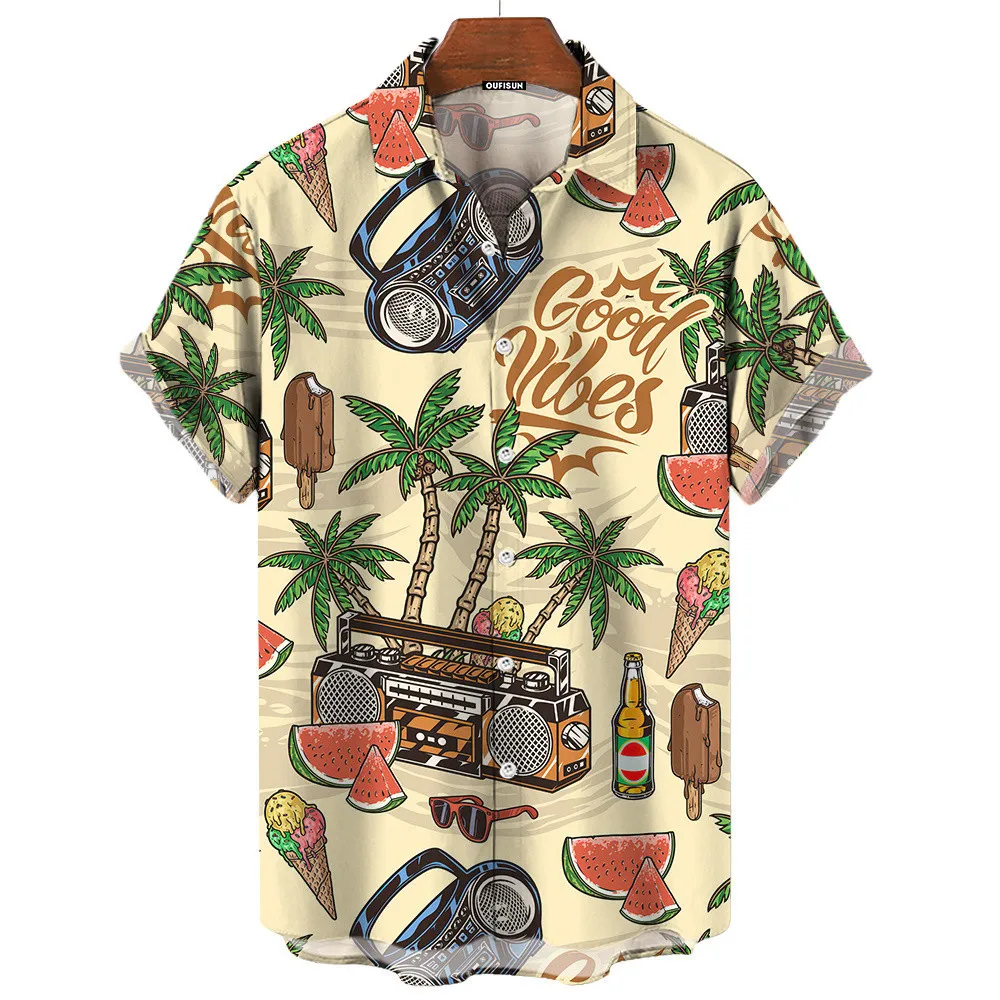 Camisa Hawaiana Retro de Veran - Vintage Hawaiian Floral Shirt reseña y precio