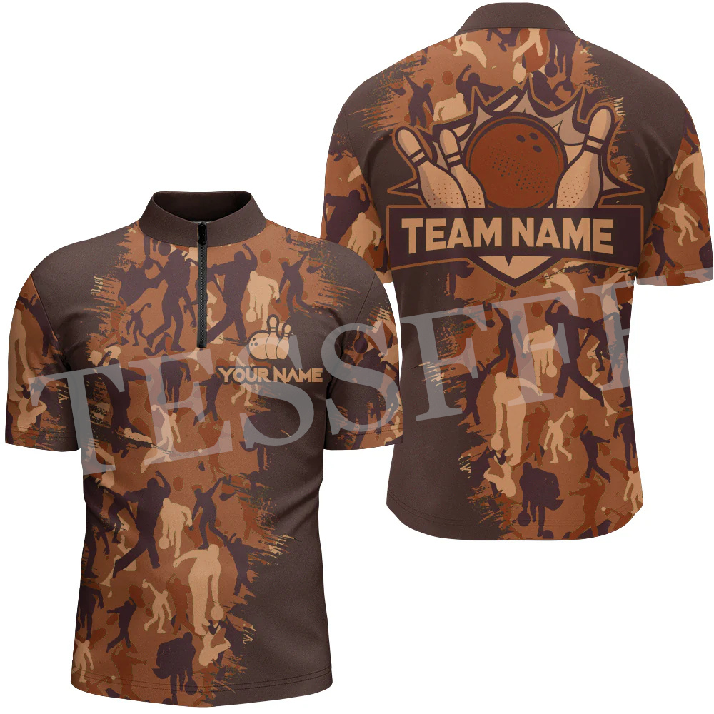 Custom Name Strike Bowling Fla - Short Sleeve Bowling Shirt Retro reseña y precio