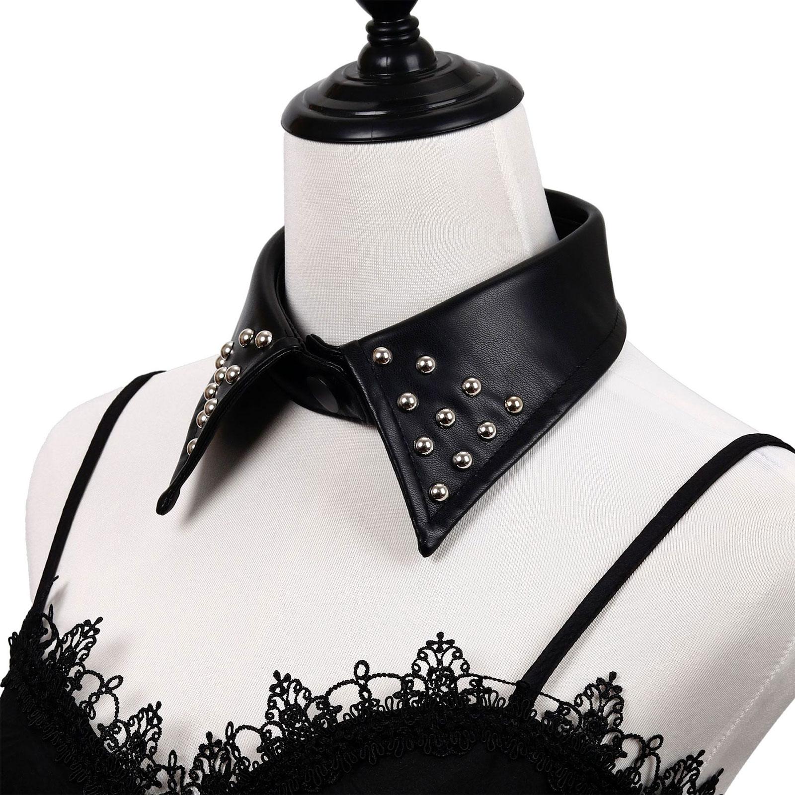 Cuello falso ligero de cuero s - Shirts reseña y precio