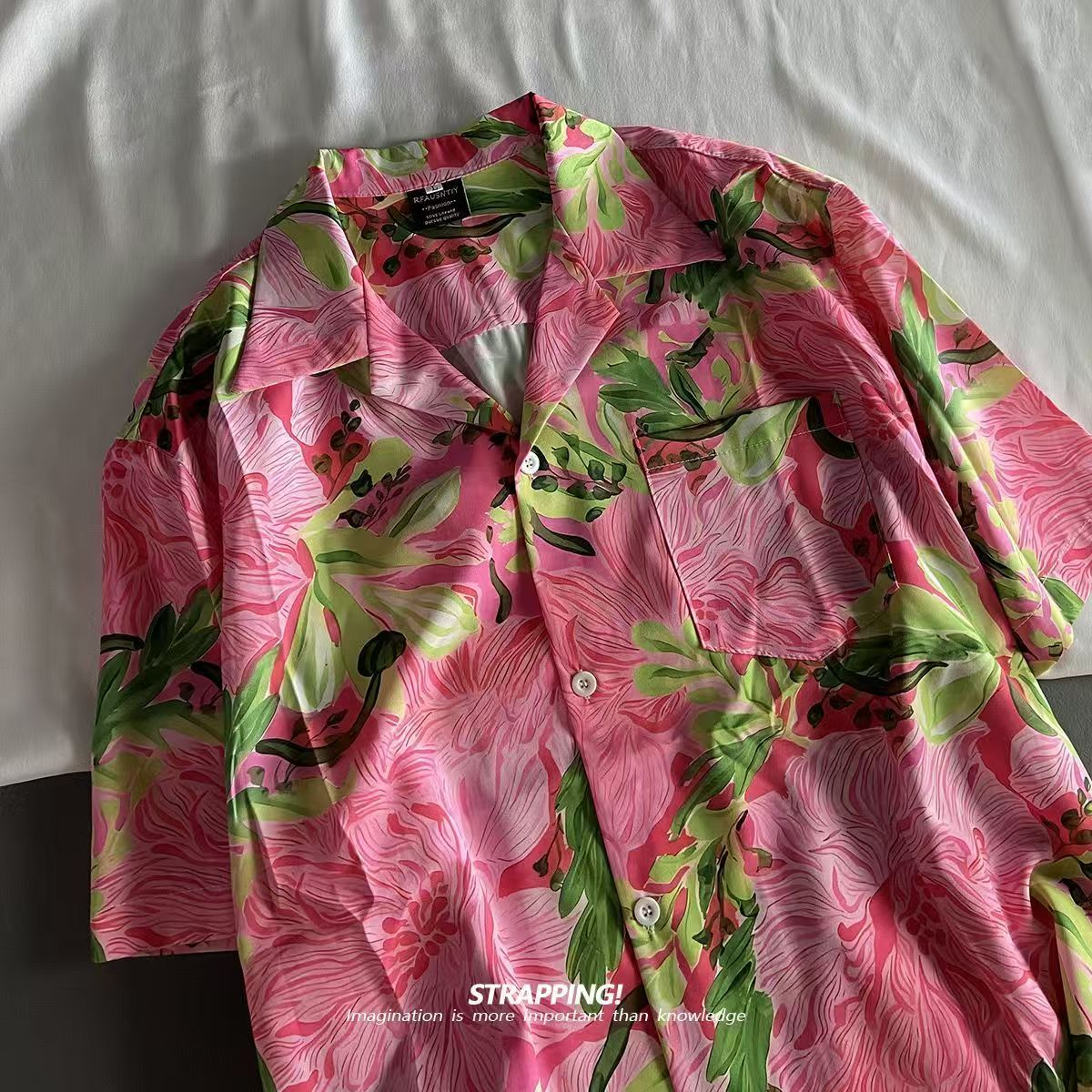 Camisas hawaianas con cuello c - Vintage Hawaiian Floral Shirt reseña y precio