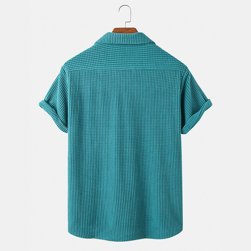 Ropa de verano para hombre, ca - Corduroy Button Up Shirt Men reseña y precio