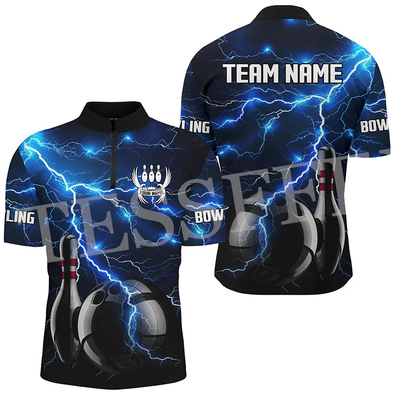 Camiseta de manga corta con es - Short Sleeve Bowling Shirt Retro reseña y precio
